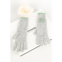 Chanel Handschuhe aus Kaschmir in Grau