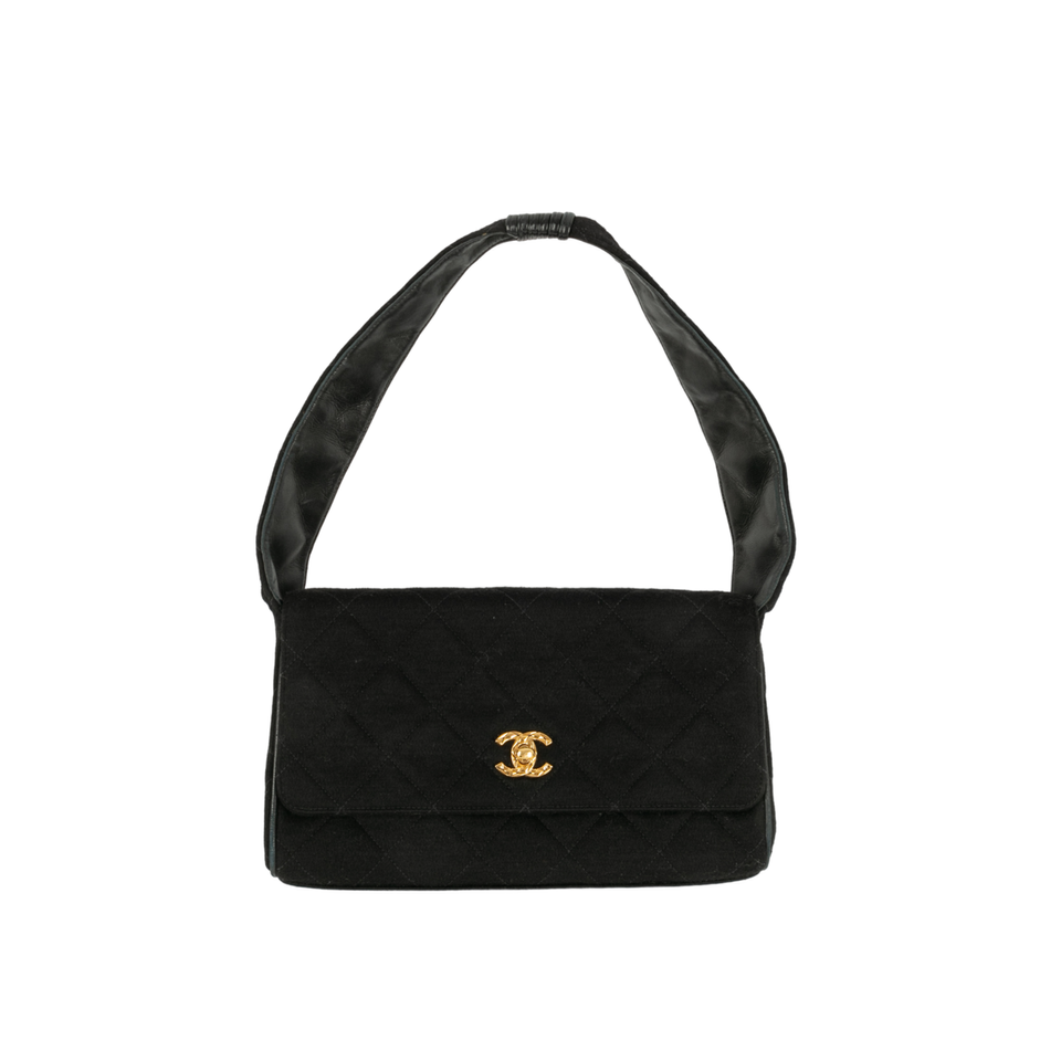 Chanel Handtasche aus Leder in Schwarz