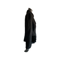 Mariella Burani Jacket/Coat Wool in Black