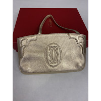 Cartier Clutch Bag Leather in Gold