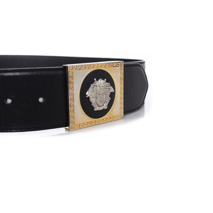 Gianni Versace Belt Leather in Black