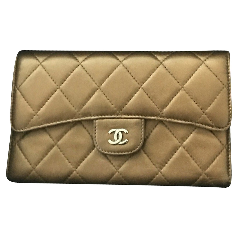 Chanel Chanel Bronze lamsleer Wallet