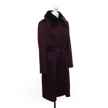 Hobbs Jacket/Coat Wool in Bordeaux