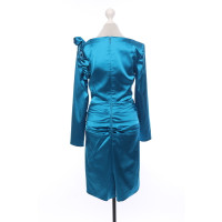 Talbot Runhof Dress in Turquoise