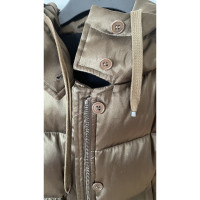 Strenesse Jacke/Mantel aus Seide in Khaki