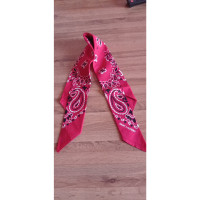 Yves Saint Laurent Scarf/Shawl Cotton in Red