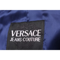 Gianni Versace Completo in Pelle in Blu