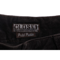 Closed Hose aus Baumwolle in Grau