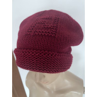Fendi Hat/Cap Wool in Bordeaux