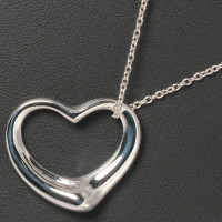 Tiffany & Co. Open Heart Kette Silver in Silvery