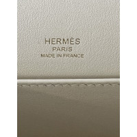 Hermès Geta Leather in Beige