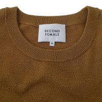 Second Female Knitwear Cotton in Gold