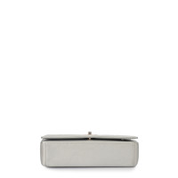 Chanel Classic Flap Bag Leather in Silvery