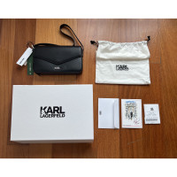 Karl Lagerfeld Sac à bandoulière en Cuir en Noir