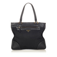 Prada Tote bag Cotton in Black