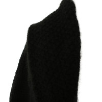 Prada Gebreide Poncho in zwart