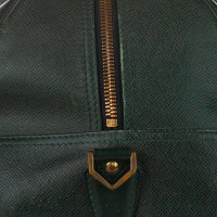 Louis Vuitton Reisetasche aus Leder in Grün
