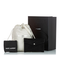Saint Laurent Handtasche aus Leder in Weiß