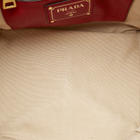 Prada Vitello Daino Leather in Red