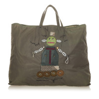 Prada Tote bag Cotton in Green