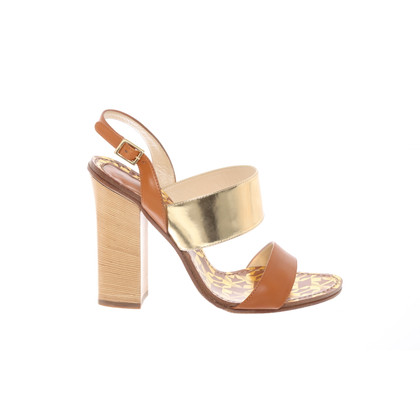 Pollini Sandals Leather in Brown
