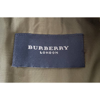 Burberry Blazer aus Wolle in Oliv
