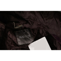 Mabrun Jacke/Mantel aus Baumwolle in Bordeaux