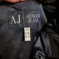 Armani Jeans Jas/Mantel in Zwart