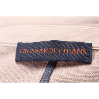 Trussardi Jacke/Mantel aus Baumwolle in Beige