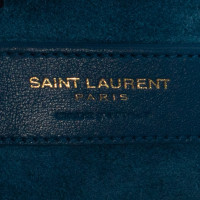 Saint Laurent Sac De Jour en Cuir en Bleu