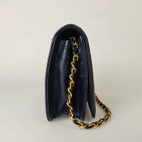 Chanel Flap Bag Leather in Blue