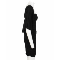 Aidan Mattox Kleid aus Baumwolle in Schwarz