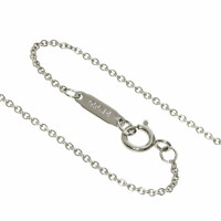 Tiffany & Co. Collier en Platine en Argenté