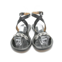 Isabel Marant Sandalen aus Leder in Schwarz