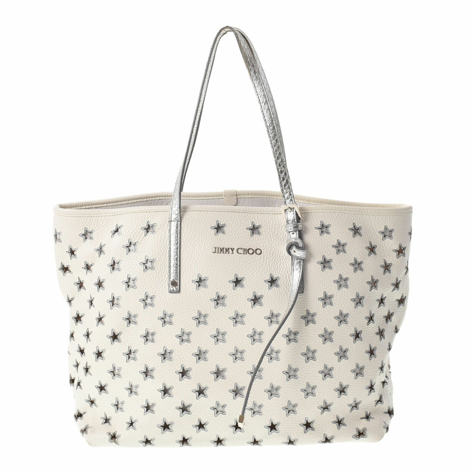 Jimmy Choo Tote bag in Bianco