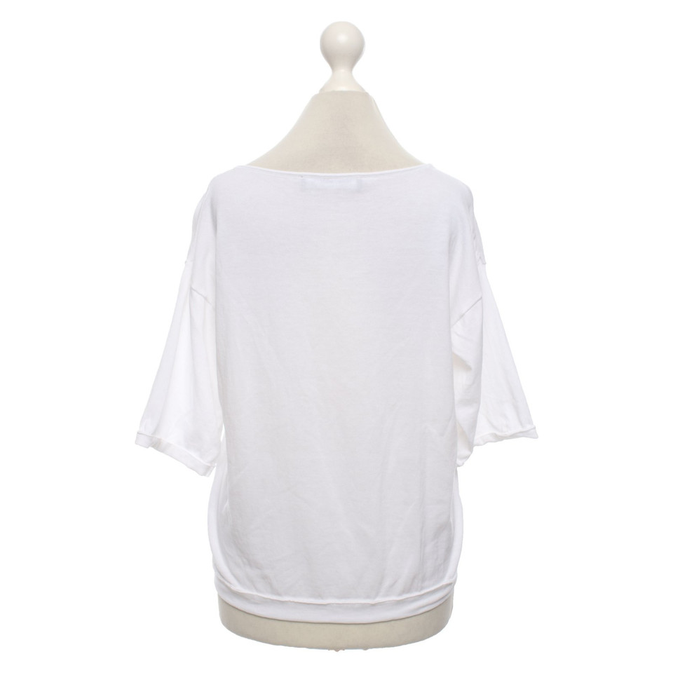 Iris Von Arnim Top Cotton in White