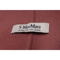 S Max Mara Veste/Manteau en Laine en Rose/pink