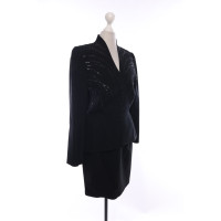 Mugler Suit Wool in Black