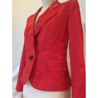 Just Cavalli Jacket/Coat Cotton in Red