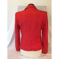 Just Cavalli Jacket/Coat Cotton in Red