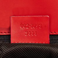 Gucci Tote Bag aus Canvas in Rot