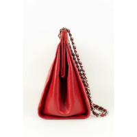 Chanel Handtasche aus Lackleder in Rot