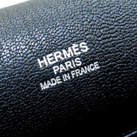 Hermès Jypsière aus Leder in Schwarz