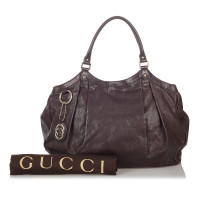 Gucci Tote bag in Pelle in Marrone