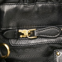 Prada Fiocco Bow Bag Cotton in Black