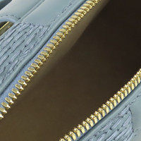 Louis Vuitton Umhängetasche aus Leder in Blau