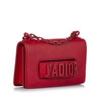 Christian Dior Umhängetasche aus Leder in Rot