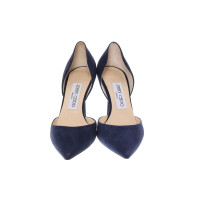 Jimmy Choo Pumps/Peeptoes en Cuir en Bleu