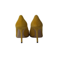 Jimmy Choo Décolleté/Spuntate in Pelle scamosciata in Giallo