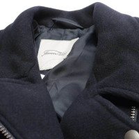 American Vintage Jacke/Mantel aus Wolle in Blau